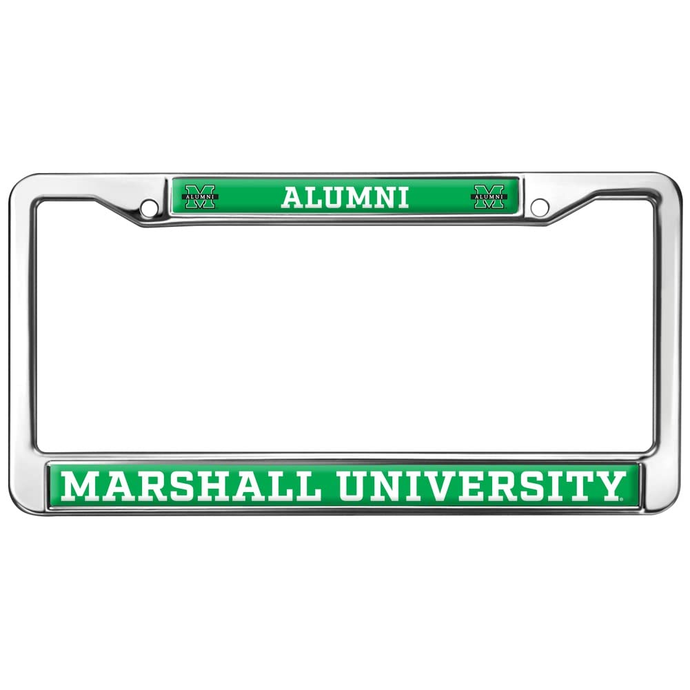Marshall University Alumni Full Size Standard License Plate Metal Frame