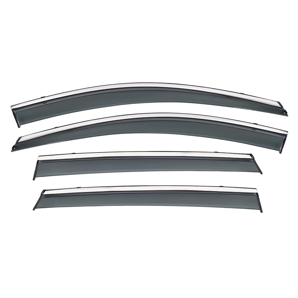 Vesul Compatible With 2017-2022 Honda Cr-V Crv Lx Ex Ex-L Touring Clip On Rain Guard Vent Visor Window Wind Deflector Shield Cov