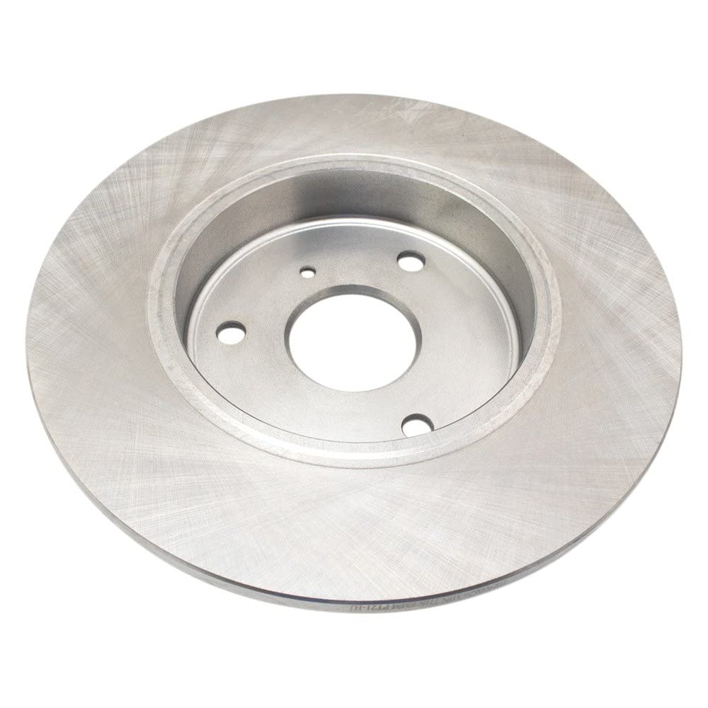 Trq Front Brake Rotors Set Solid Compatible With 2008-2015 Smart Fortwo