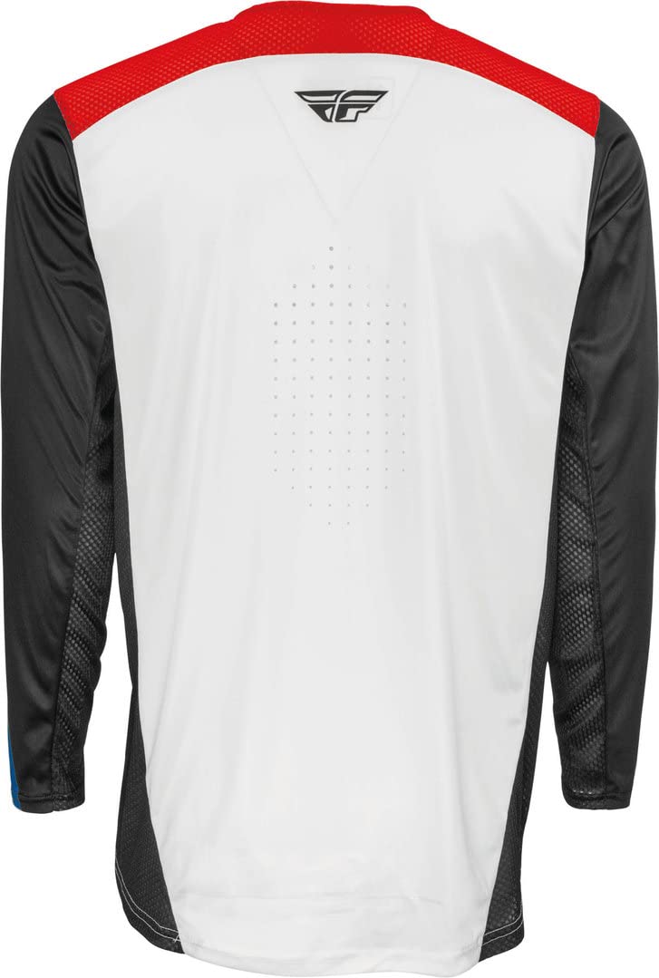 Fly Racing 2022 Adult Lite Jersey (Red/White/Blue, Medium)