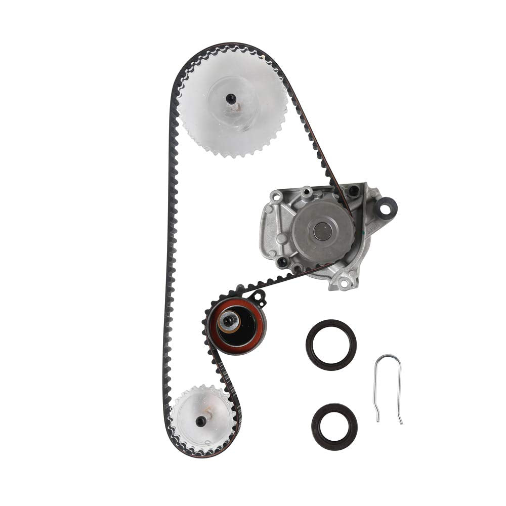 MOCA Timing Belt Water Pump Kit Compatible for 2001-2005 Honda Civic DX EX GX HX LX 1.7L L4
