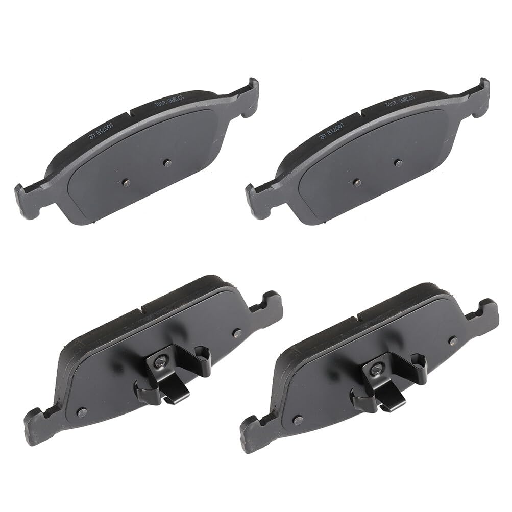 Automuto 4Pcs Front Semi-Metallic Disc Brake Pads Set D1668 For Ford Escape 2013-2019, Focus 2013-2018, Transit Connect 2014-201