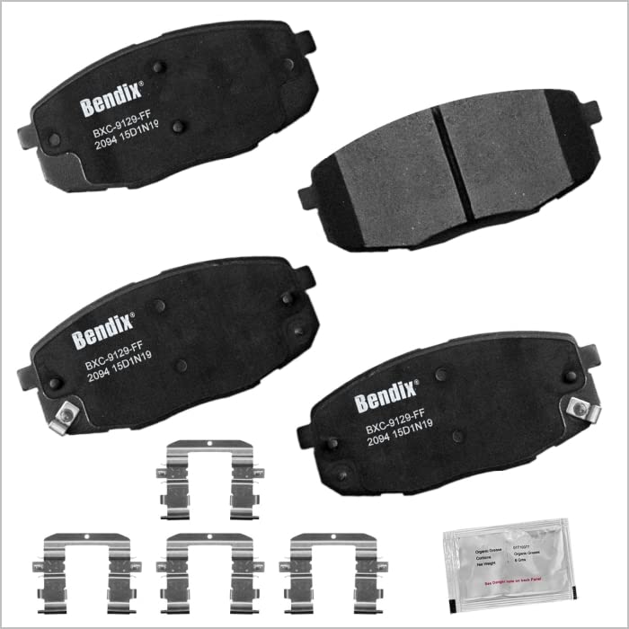 Bendix Priority1 Cfc2094 Ceramic Front Brake Pads For Hyundai Creta 2017, Elantra Gt 2020-2018, Kona 2021-2018, Kona 2023, Kia F