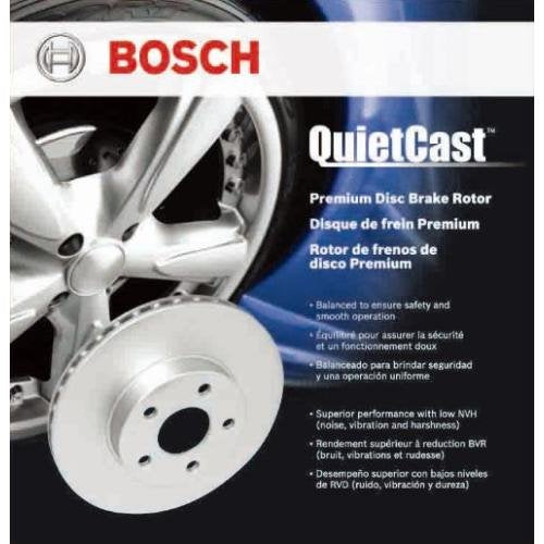BOSCH 34010878 QuietCast Premium Disc Brake Rotor - Compatible with Select Mazda Miata; FRONT - Single