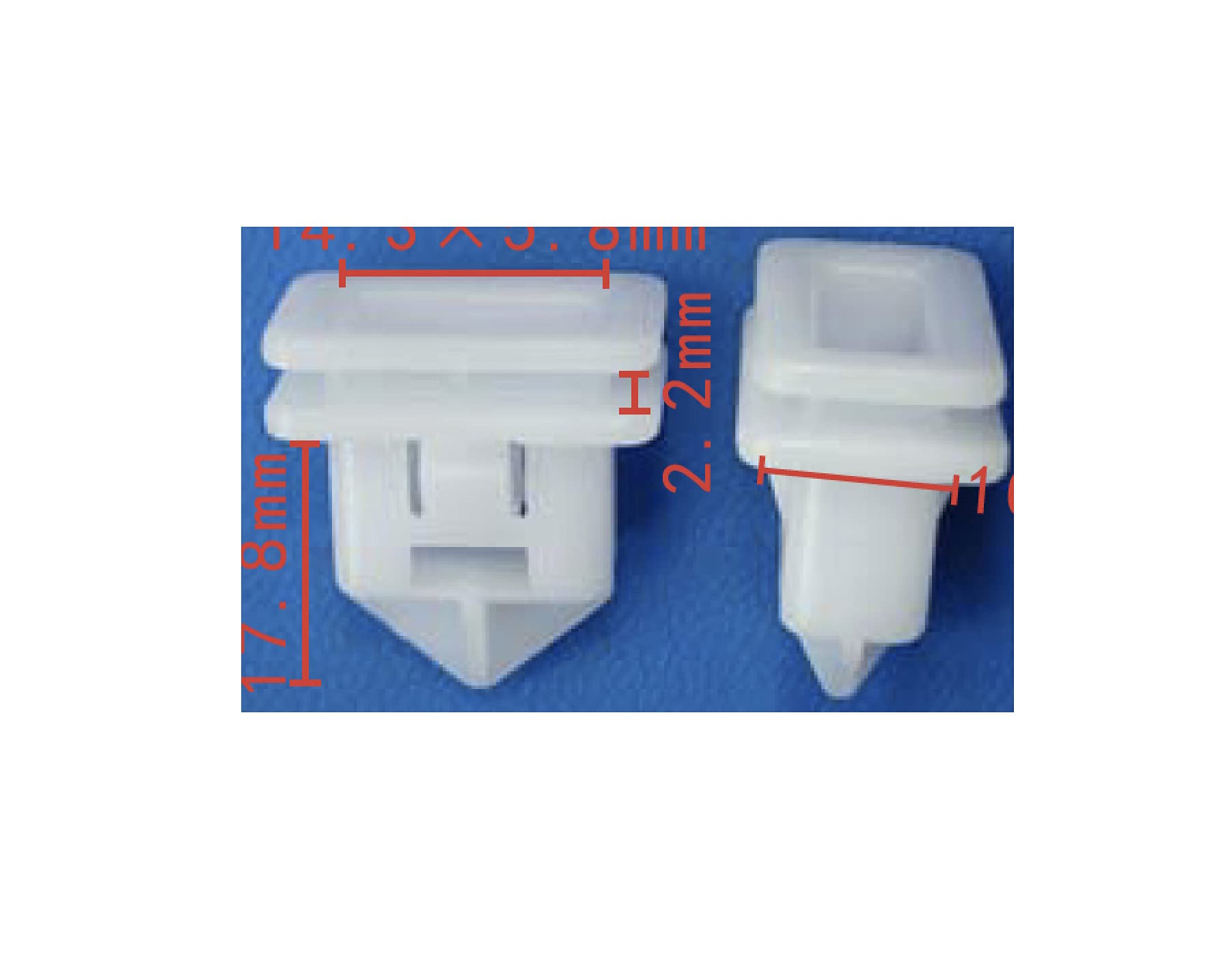 Autobahn88 Retainer Clip For Skirt Panel,Rocker Panel, Compatible With Volvo (Oem: 31214496) (Pack Of 20)