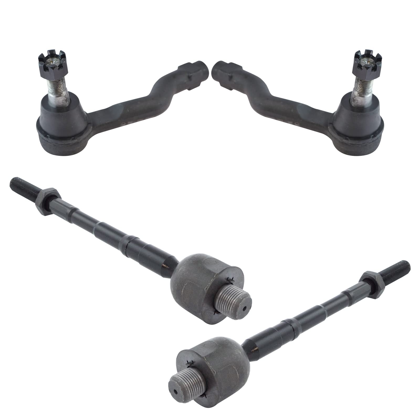 Trq Front Tie Rod Set Compatible With 2003-2008 Infiniti Fx35 Fx45