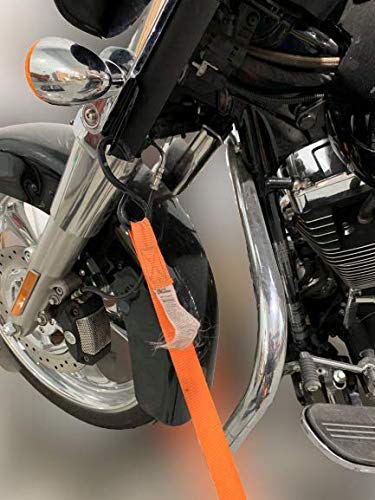 Kustom Cycle Parts Aftermarket Touring Front Tie Down Bracket Compatible With Harley Davidson 2006 - 2023 Street Glide And Electra Glides. All Parts Included. Made In Usa