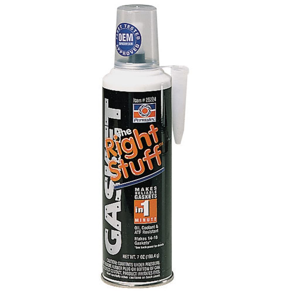 Permatex 25224 The Right Stuff 1 Minute Black Gasket Maker, 7 Oz.