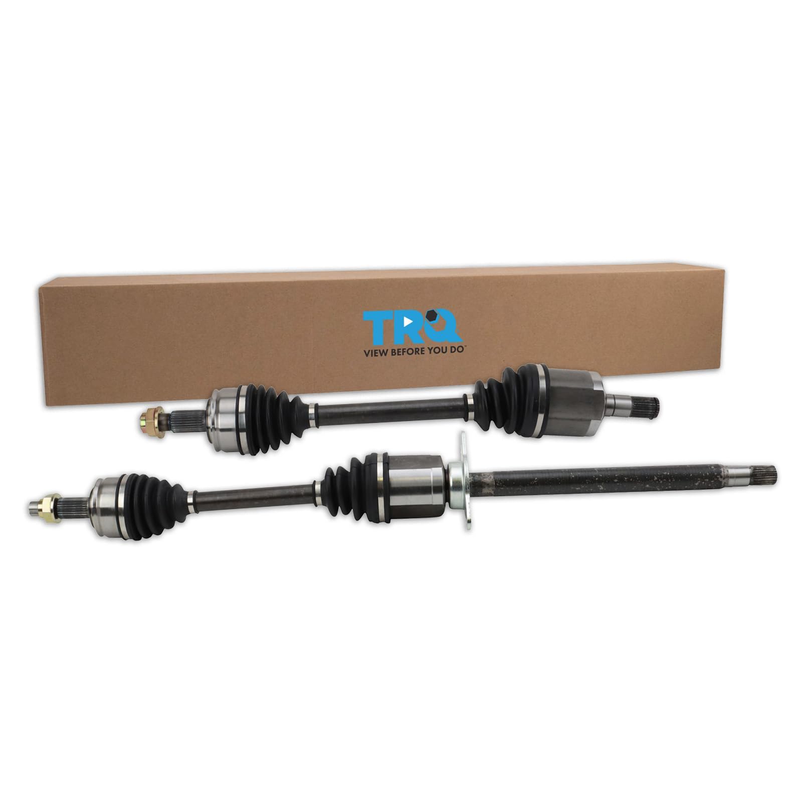 TRQ Front CV Axle Shaft Assembly Set Compatible with 2013-2016 Dodge Dart