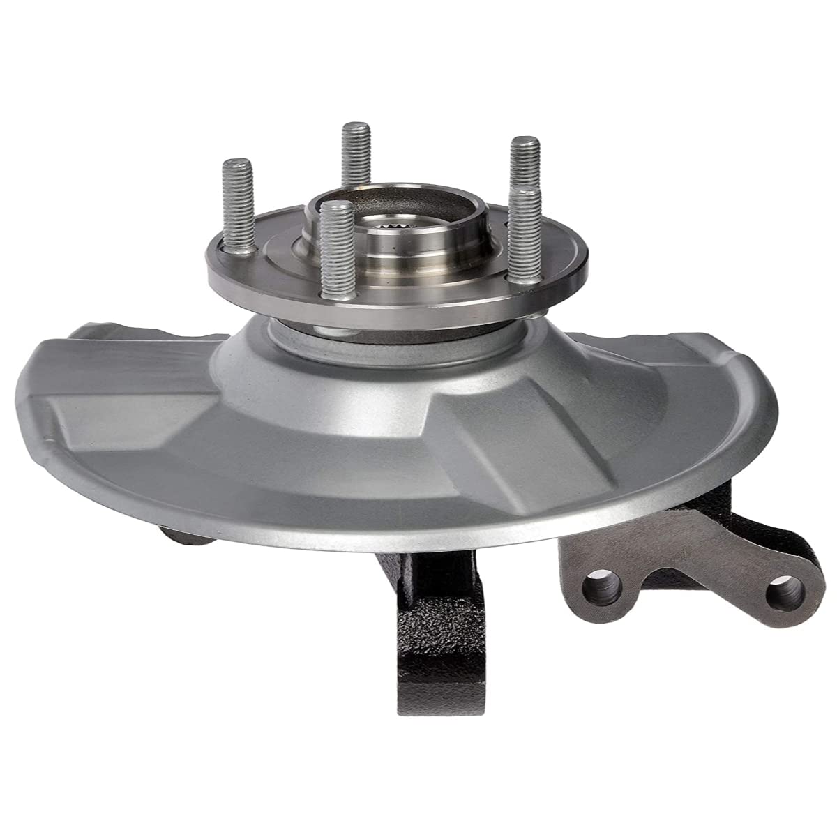 Autoshack Front Steering Knuckle & Wheel Bearing Hub Assembly 5 Lugs With Abs Driver Side Replacement For 2007-2017 Jeep Patriot Compass 2007-2012 Dodge Caliber 1.8L 2.0L 2.4L 4Wd Awd Fwd Kn798413