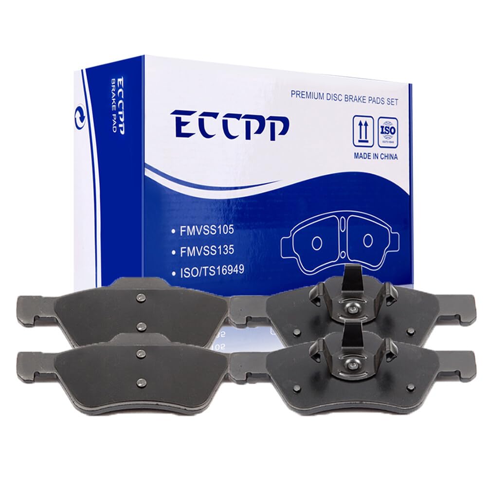 Automuto 4Pcs Front Ceramic Disc Brake Pads Set D1047 For Ford For Escape 2005-2012,For Mazda Tribute 2005-2006 2008-2010,For Me