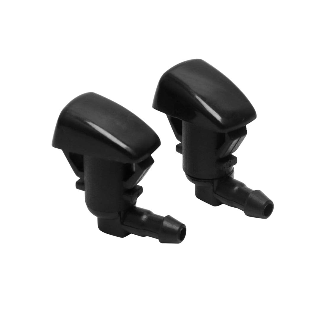 Zhparty 2 Pcs Front Windshield Washer Nozzle Wiper Spray Jet Fits Jeep Grand Cherokee 2011-2023, Fits Dodge Grand Caravan 2011-2014, Fits Dodge Durango 2011-2018 - Replace Oem# 68269108Aa, 55372143Ab