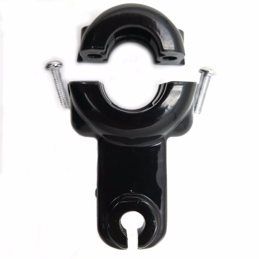 Httmt Mt436-Bk Black Clutch Lever Mount Bracket Clutch Bracket Compatible With Harley Dyna Super Glide Fxd Softail Deluxe Flstn Night Train Fxstb