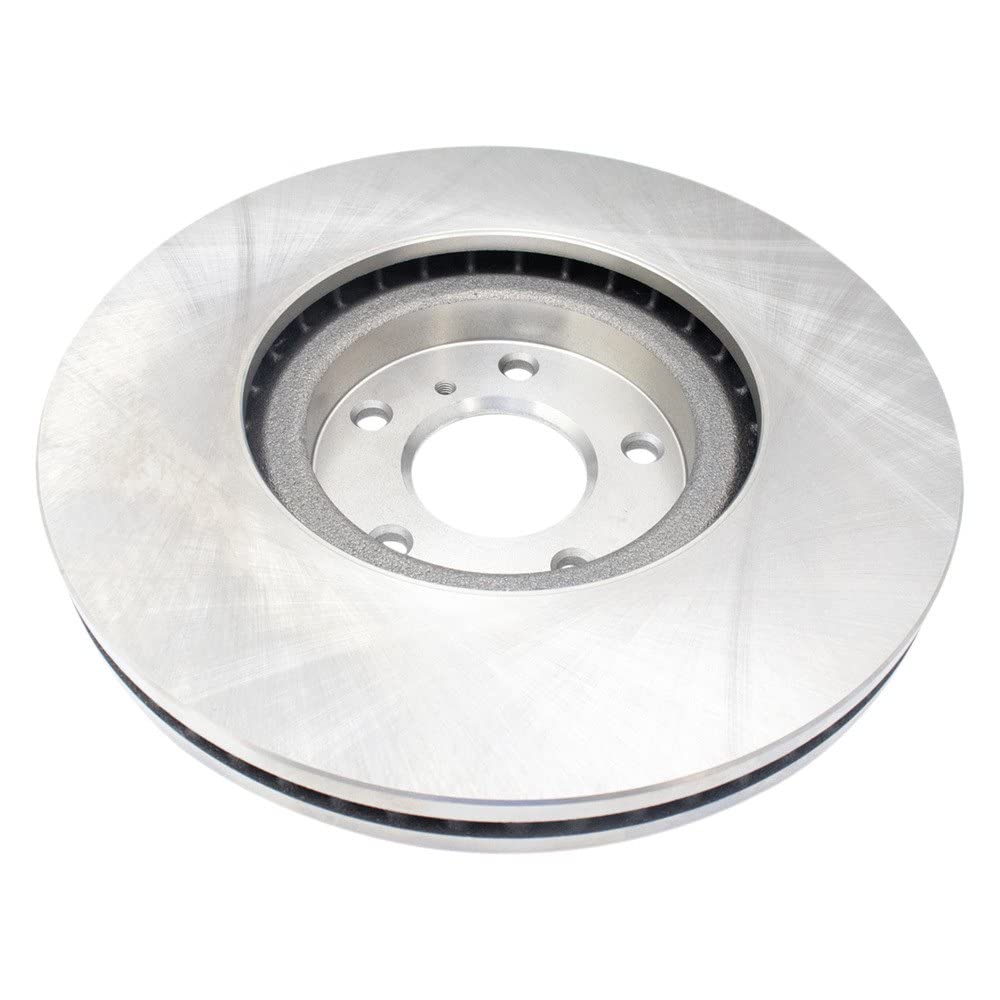 Trq Front Brake Rotors Set Vented Compatible With 2007-2008 Infiniti G35 2008-2013 G37 2014-2015 Q60