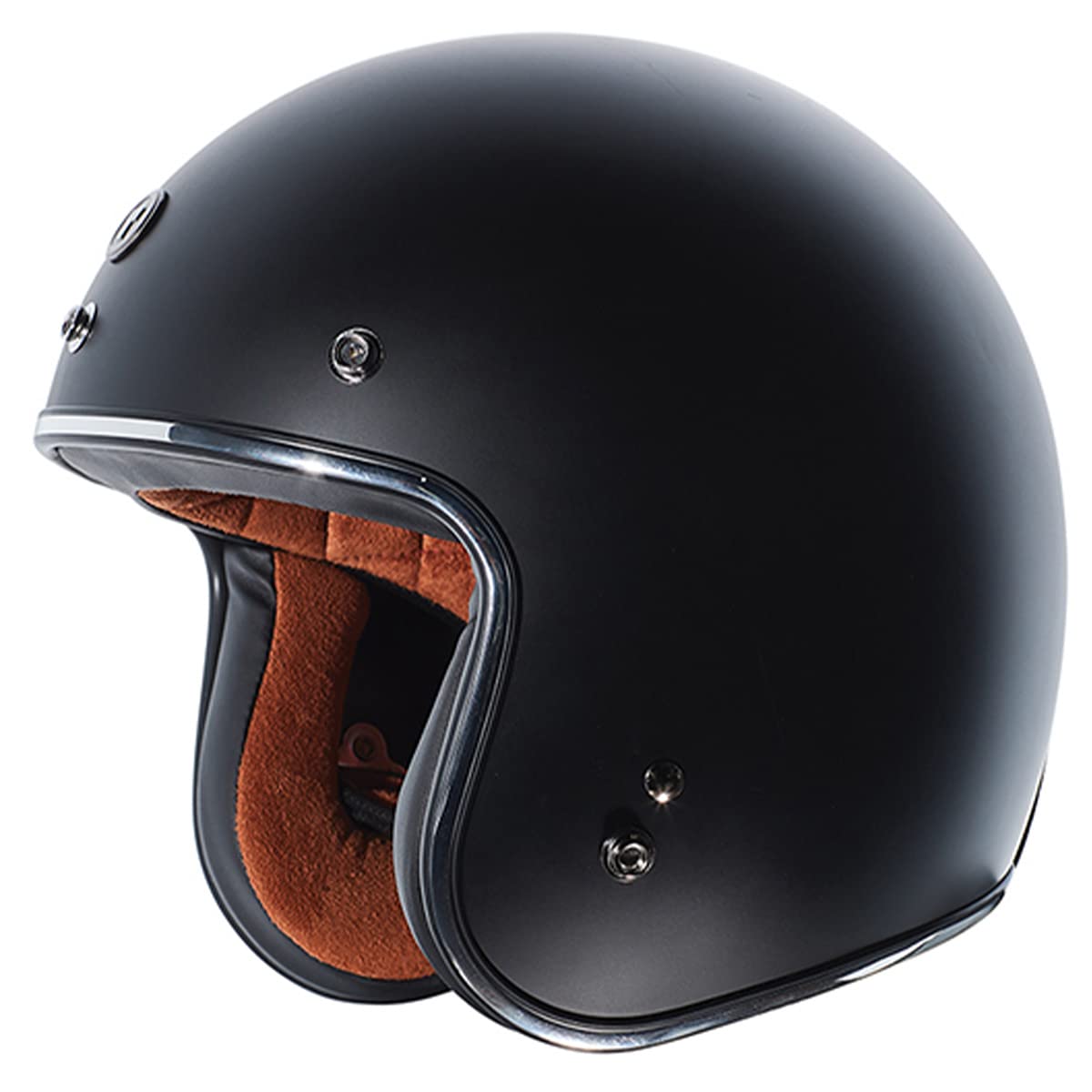 Torc Unisex-Adult Open Face Motorcycle Helmet (Flat Black Bones, X-Small)