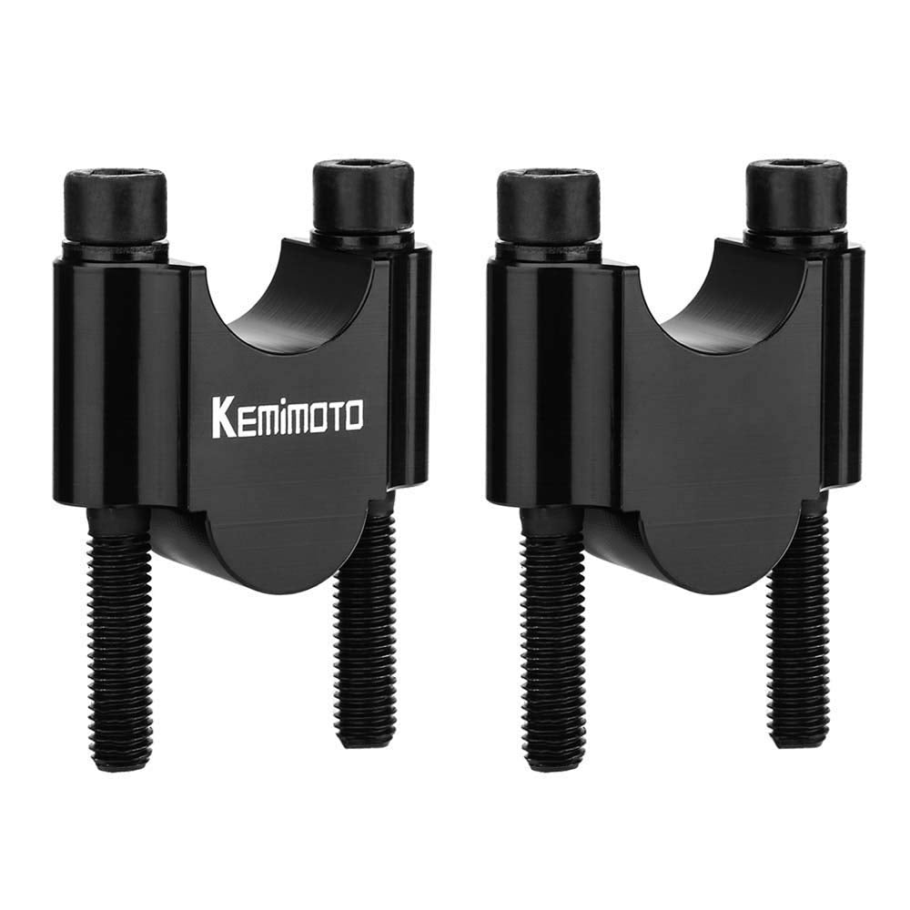 Kemimoto 7/8 Inch Motorcycle Handlebar Risers, Aluminum Alloy Motorcycle Risers, Compatible With Kawasaki Suzuki Wr250F Tw200, F