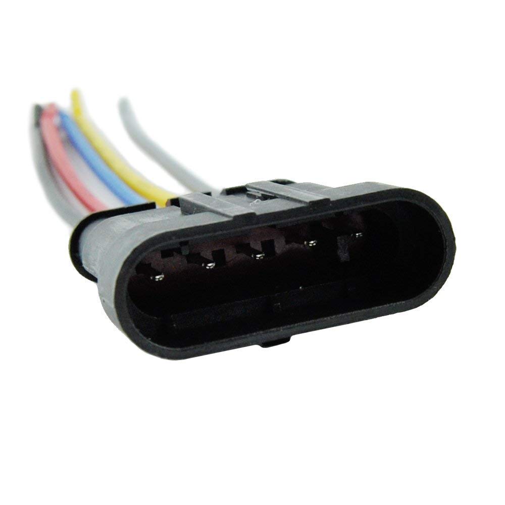 Zytc 5 Pin Way Car Waterproof Wire Connector Plug Auto Electrical Wire Connectors Awg Terminal Pack Of 5