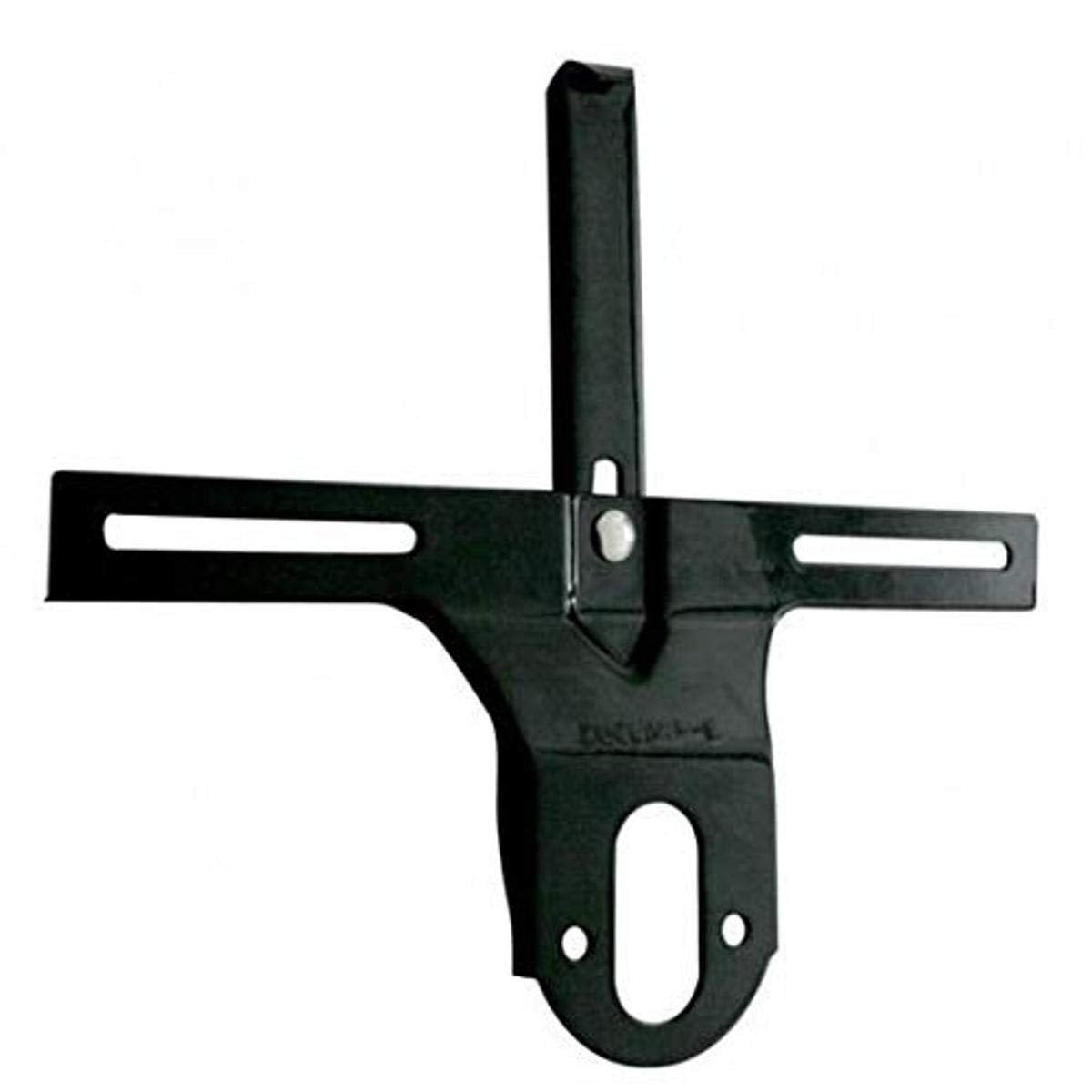 United Pacific Black Rear License Plate Bracket for 1932 Ford Car, Original Style Mounting Design, Durable Construction - Black 