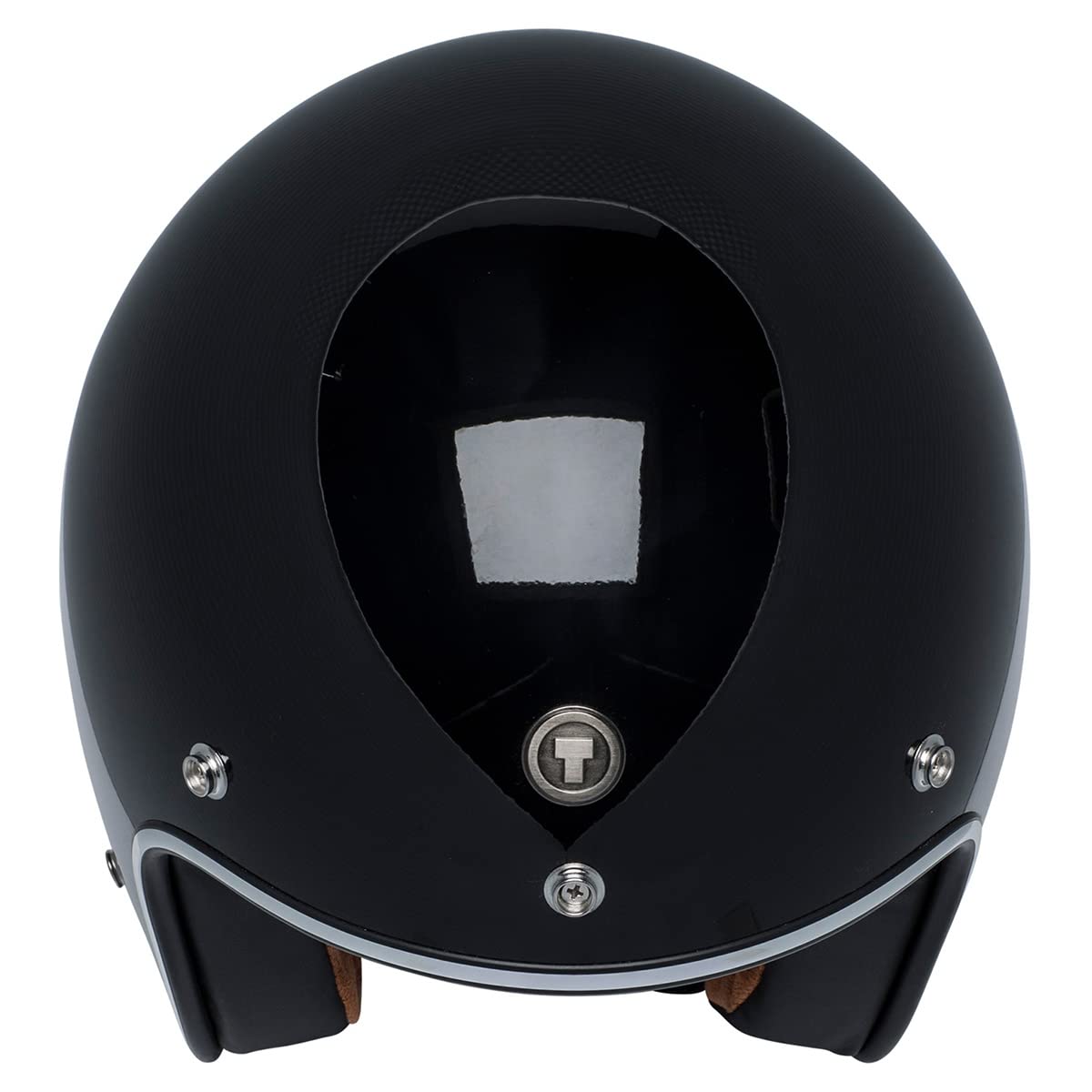 Torc (T50C Route 66 3/4 Helmet (Black, Small)