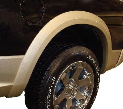 Monkey Autosports Dodge Ram 2500/3500 Fender Flares, Set of 4, Black, OE Design, Fits 2010-2018 Models, Durable ABS Material