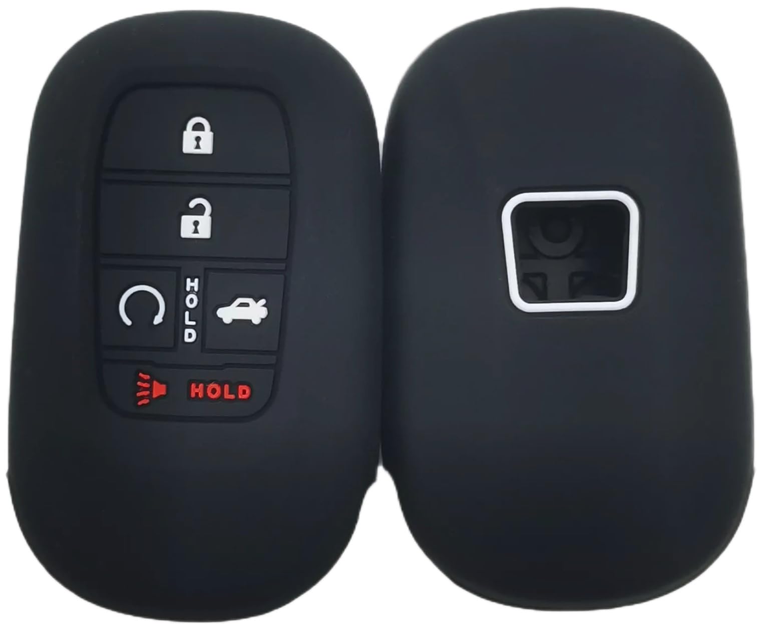 REPROTECTING Silicone Rubber Key Fob Cover Compatible with (5 Buttons) 2022-2025 Honda Accord Civic HR-V CR-V Pilot Sport SI EX