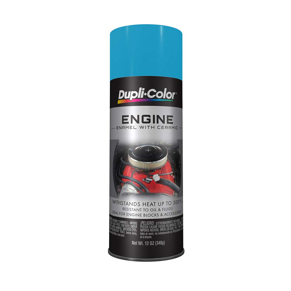 Dupli-Color De1610-6 Pk (Ede161007-6 Pk) Pontiac Blue Engine Enamel With Ceramic - 12 Oz. Aerosol, (Case Of 6)