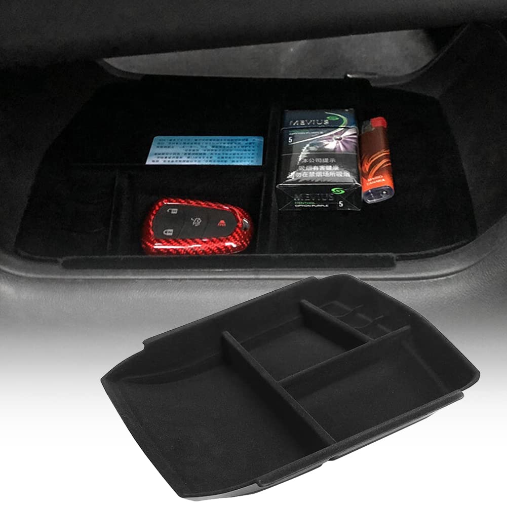 For Xt5 Accessories Center Console Organizer Center Console Bottom Storage Tray Compatible For Cadillac Xt5 2023 2022 2021 2020