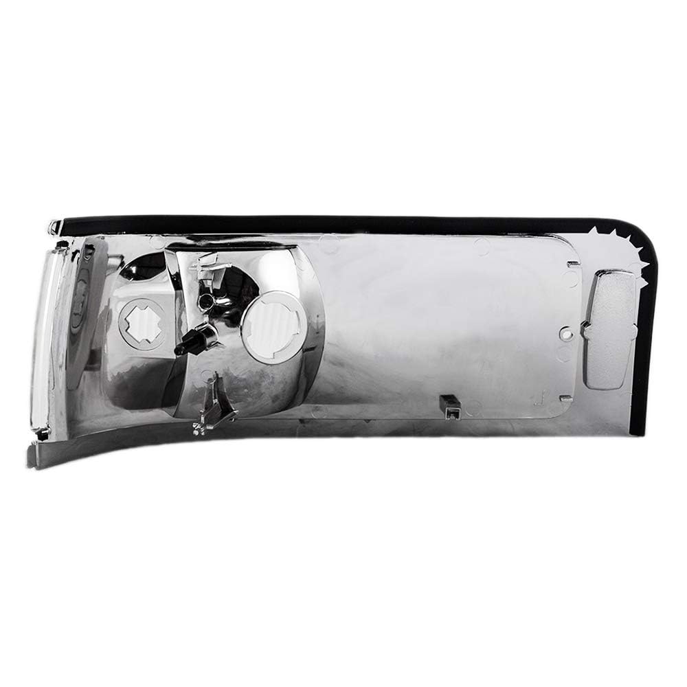 Epic Lighting Oe Style Halogen Corner Lights W/Emblem Provision Assembly Replacement For Ford 95-97 Town Car [ Fo2550132 Fo25511