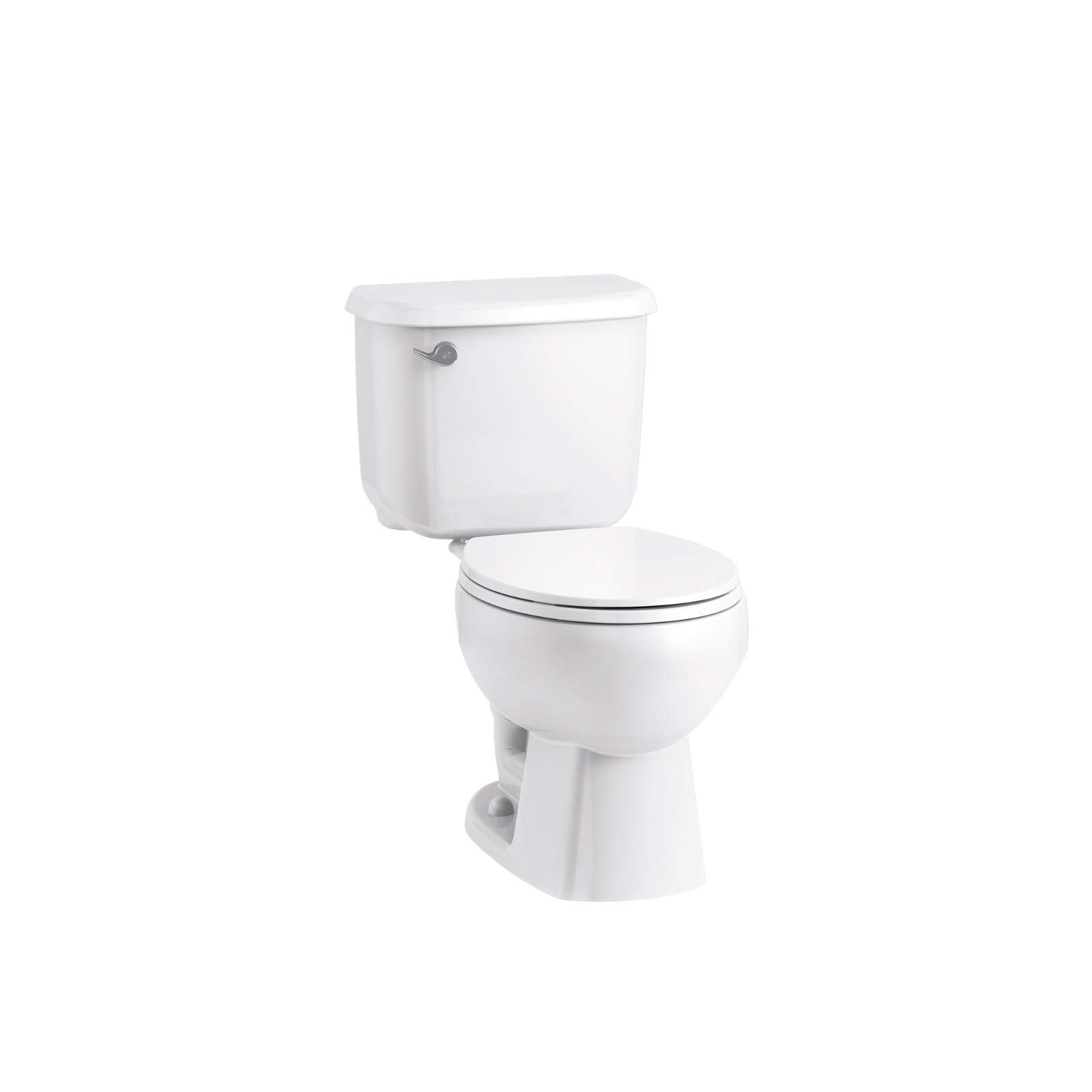 Kohler 4775-0 Brevia Round-Front Toilet Seat With Quick-Release Hinges, Grip-Tight Bumpers, White