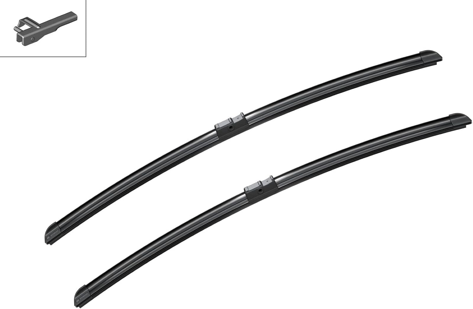 Bosch 3397118948 Aerotwin Oe Replacement Wiper Blades Driver & Passenger Side - Set Of 2 (26'' & 26'') Side Lock 22Mm