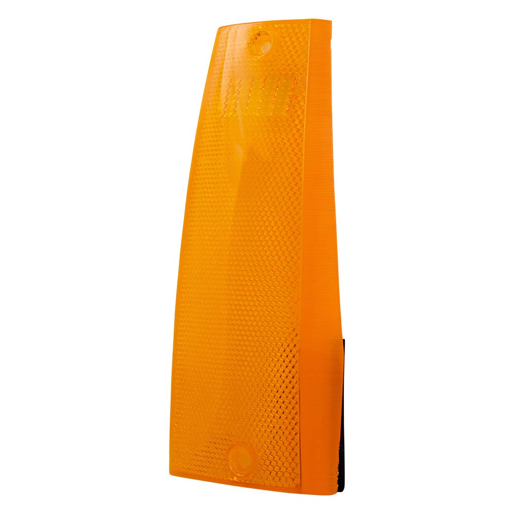 Brock Replacement Driver and Passenger Side, Side Marker Light Units with Single Headlights Compatible with 1984-1996 Cherokee 84-90 Wagoneer 86-92 Comanche