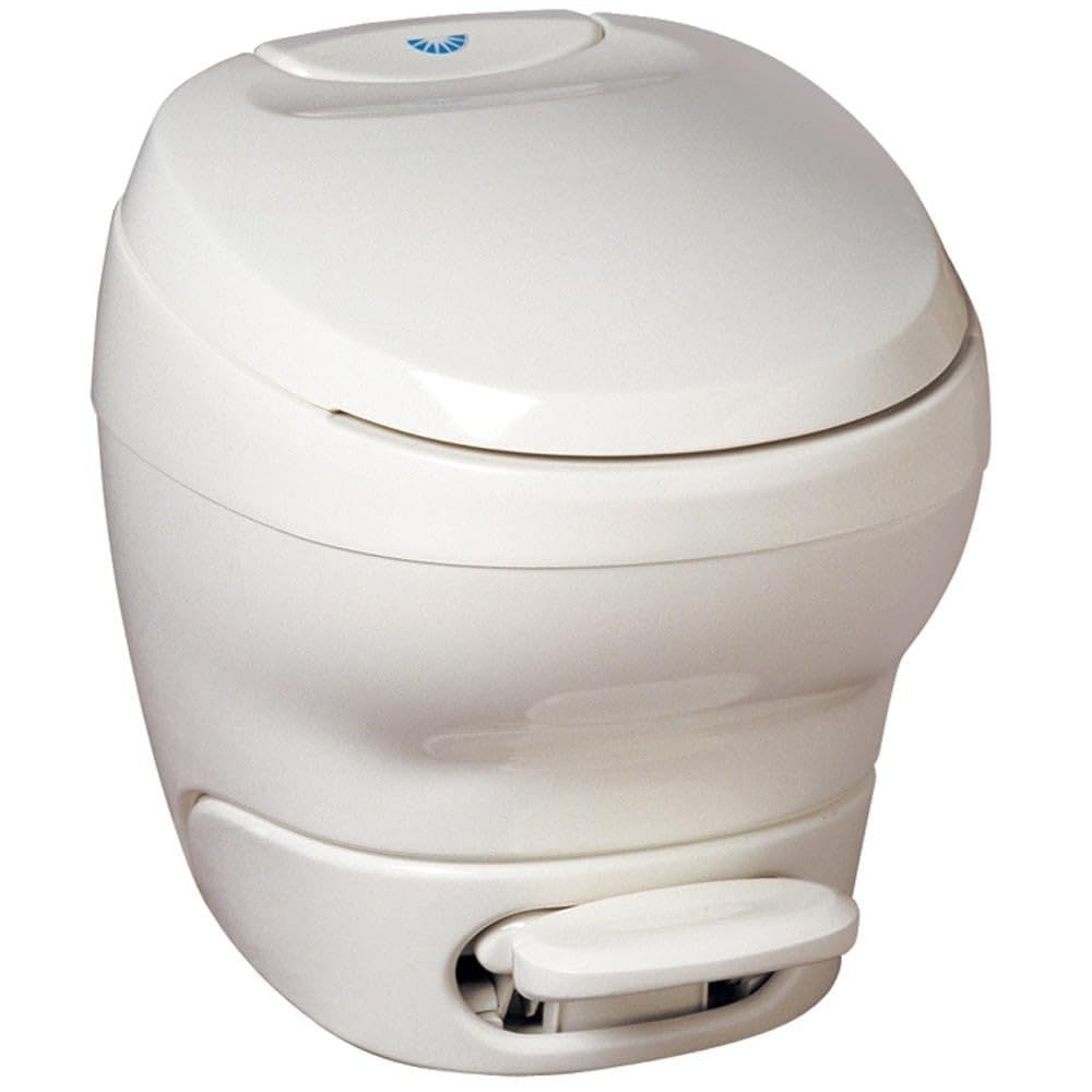 Thetford Aqua-Magic Bravura Rv Toilet Pedal Flush / Low Profile / White - Thetford 31120