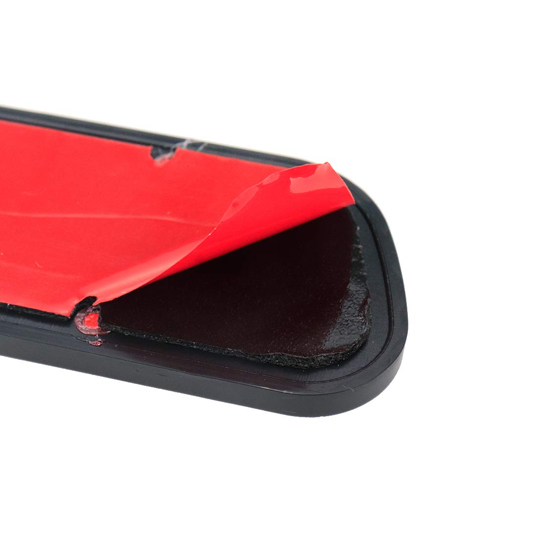 Autut Car Reflective Sticker Stick-On Red Warning Safety Reflector Strips Pack Of 2