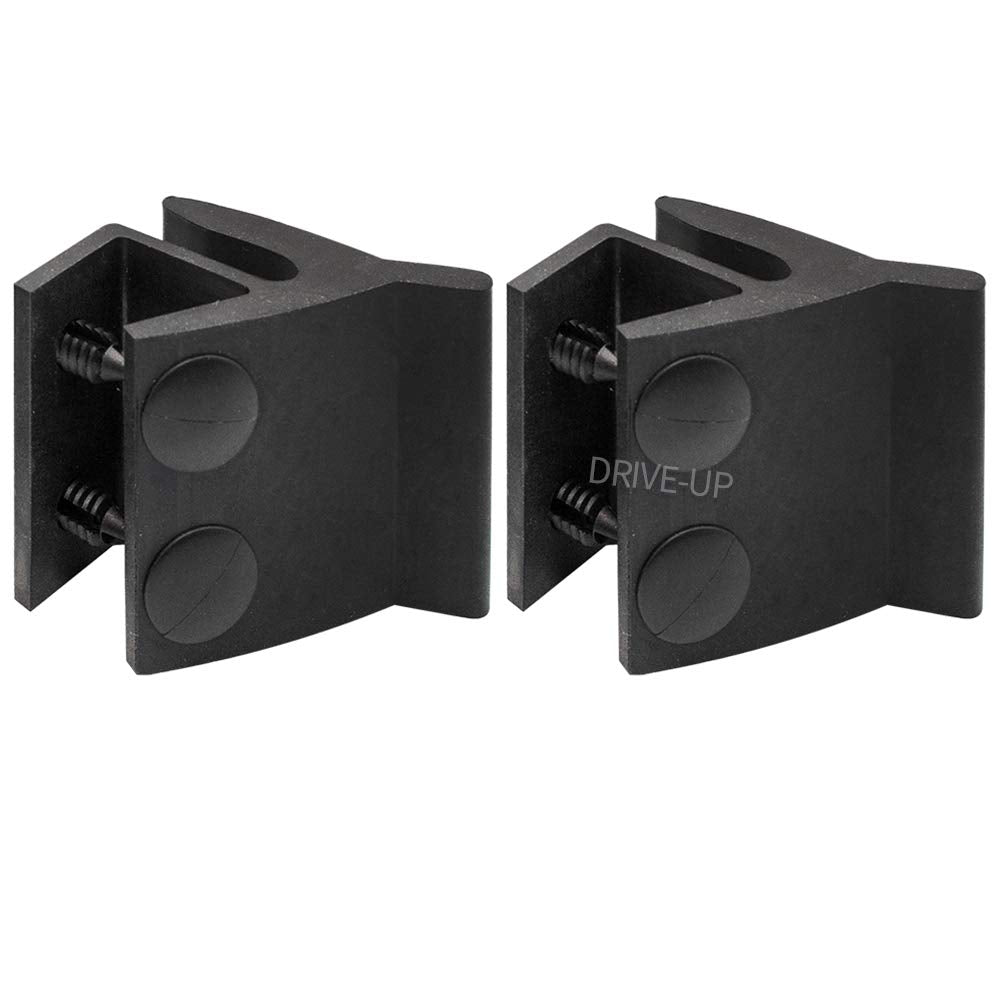 Drive-up Golf Cart Windshield Retaining Clips, Set of 2, Black, OEM#103677101, One Size