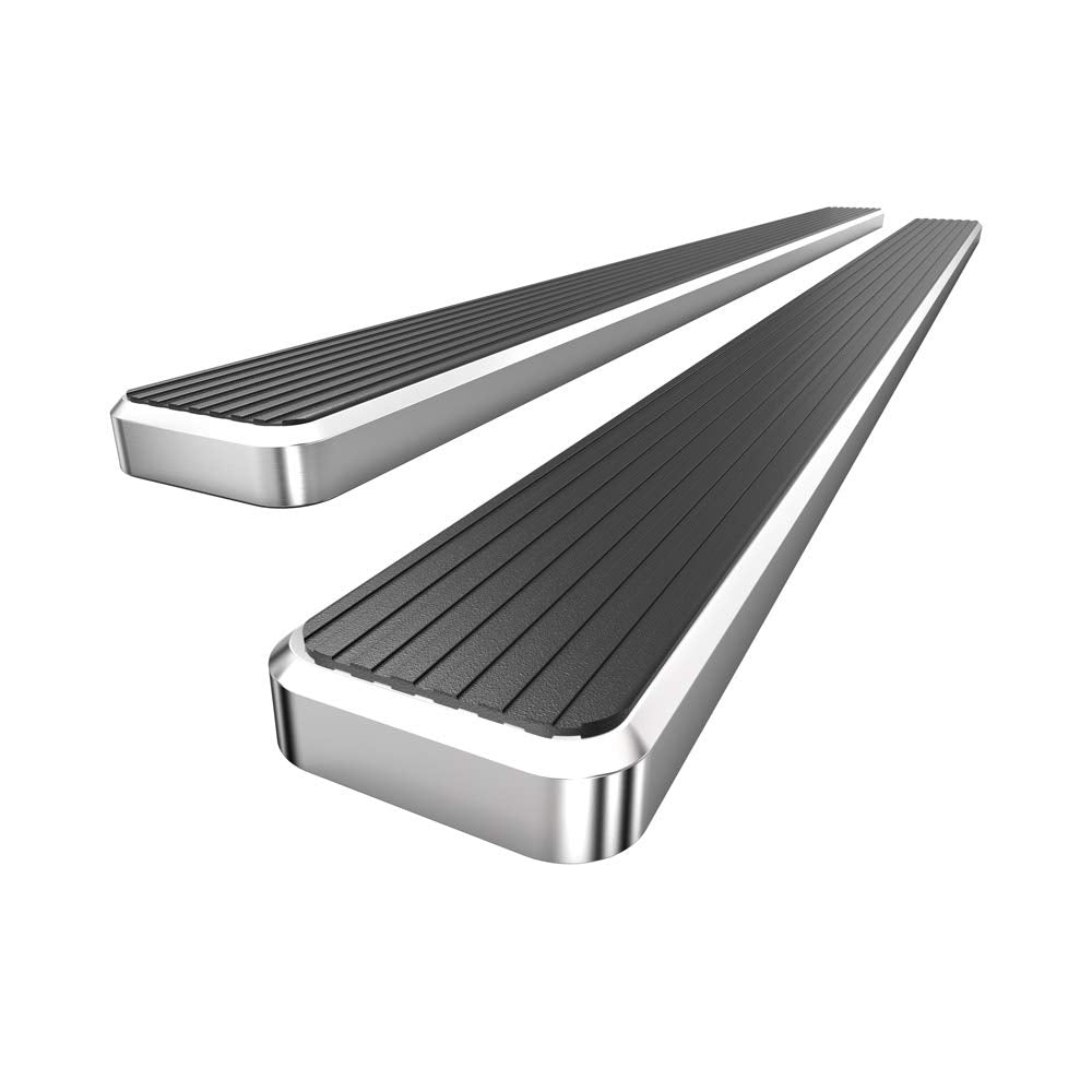 Hd Ridez Steel Running Board 5' Polished Compatible With Ford Ranger Mazda B-Series 1999-2011 Super Cab 4-Door (Nerf Bar Side Steps Side Bars)