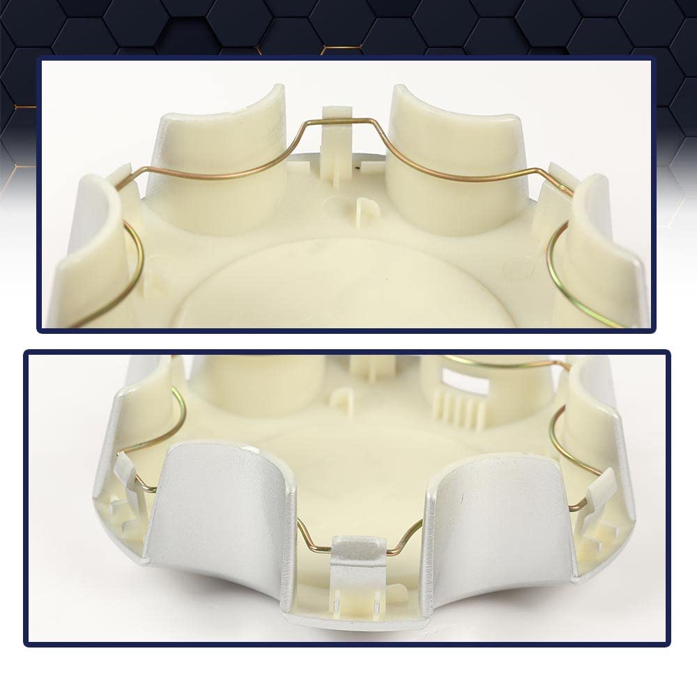 PIT66 Wheel Center Cap, Compatible with 2003-2006 Toyota Tundra/2003-2007 Toyota Sequoia 17 10 Spoke Wheels HubCap 4 PCS