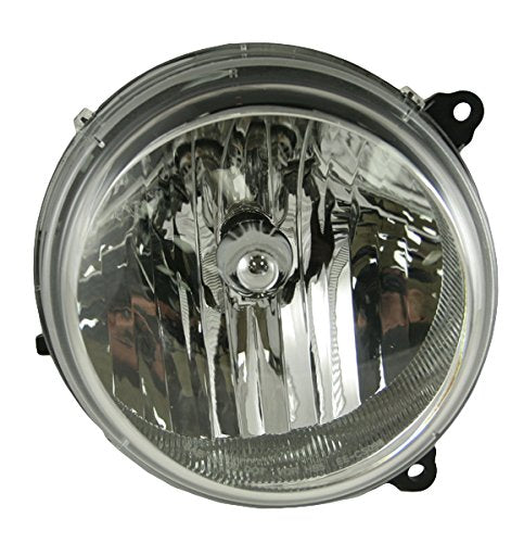 Trq Driver & Passenger Side Headlight Assembly Set Headlights Driver & Passenger Side Compatible With 2005-2007 Jeep Liberty Ch2