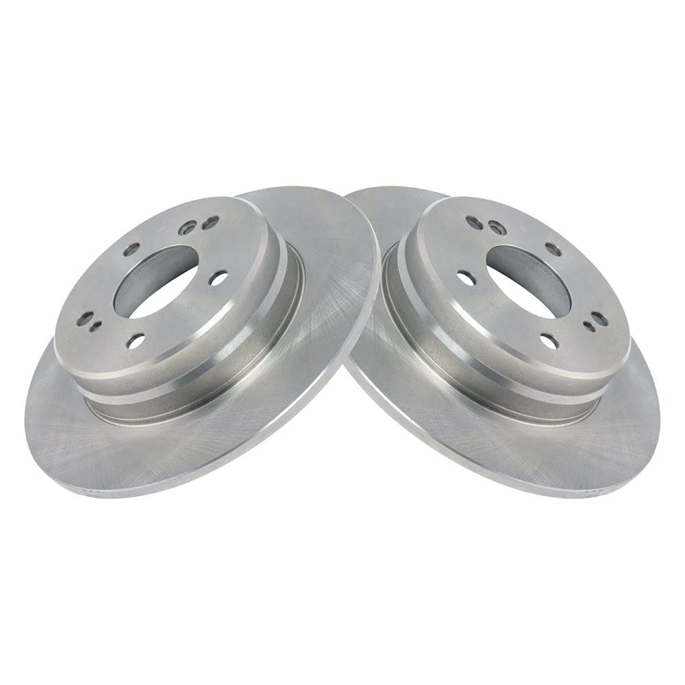 Trq Rear Disc Brake Rotor Pair Set For 300Ce / 300Td / 300Te / C230 / C240 / C280 / Crossfire / E300 / E320 / Slk230 / Slk280 /