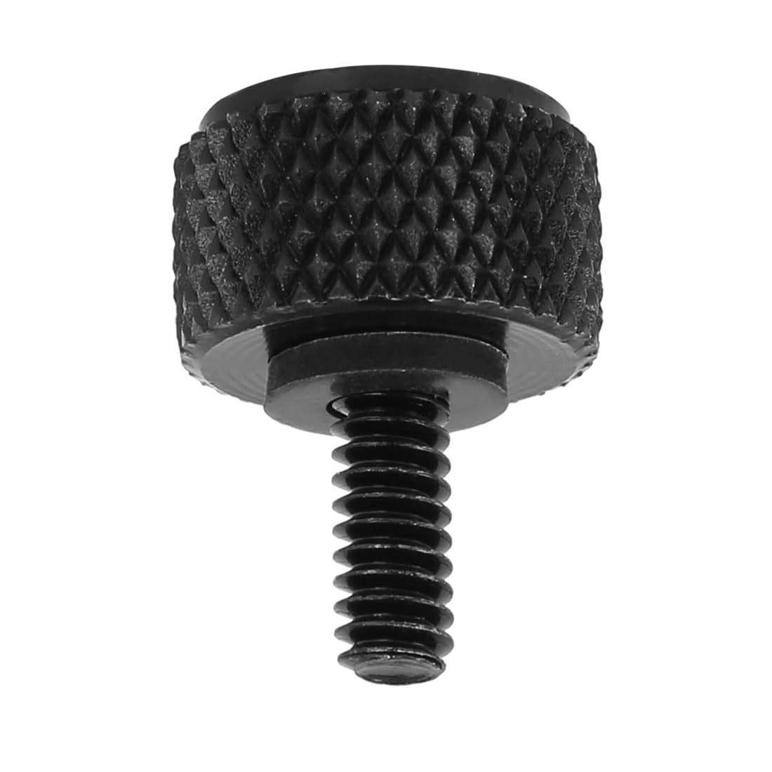 Unifizz 1/4''-20 Thread Motorcycle Black Aluminum Alloy Rear Seat Mount Bolt Screws for Harley Davidson Touring Sportster Street