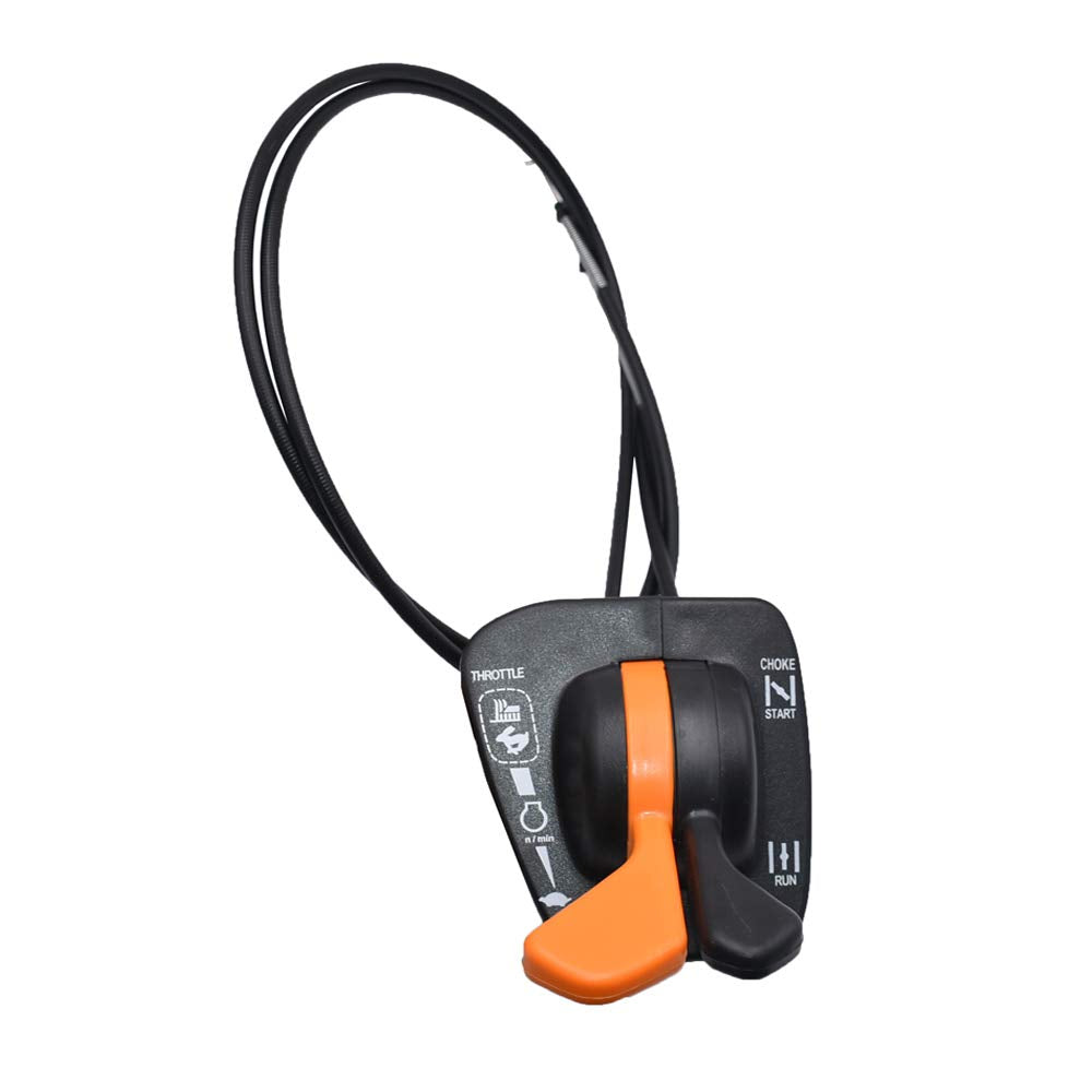 Partman GY20948 Replace Fit for John Deere Throttle & Choke Cable GY20772 Twin Control Handles Fit for JD Model 125 135 145 155C