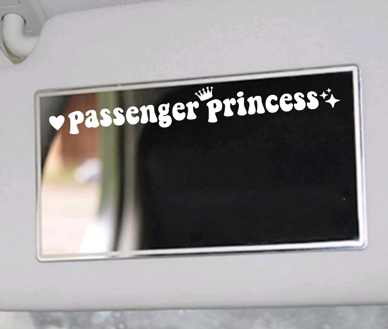 Passenger Princess Sticker Funny Car Stickers Decal Truck Car Accessories For Rearview Mirror Window Jdm Vinyl Letter Decals For