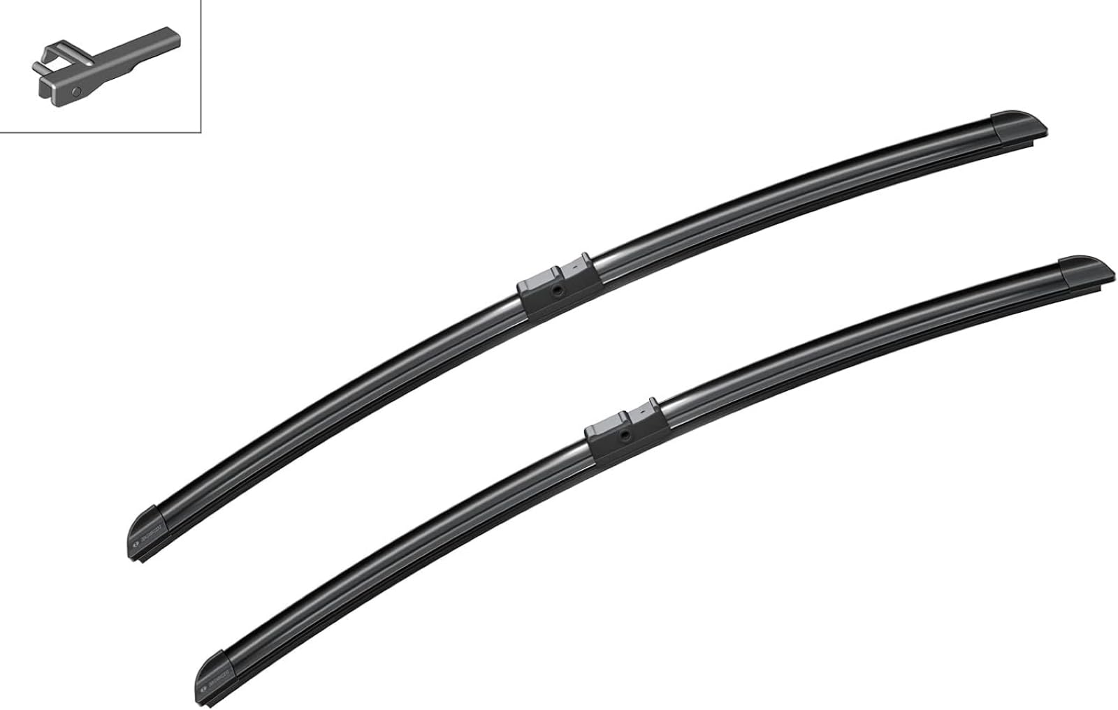 Bosch 3397118938 Aerotwin Oe Replacement Wiper Blades Driver & Passenger Side - Set Of 2 (24'' & 24'') Side Lock 22Mm