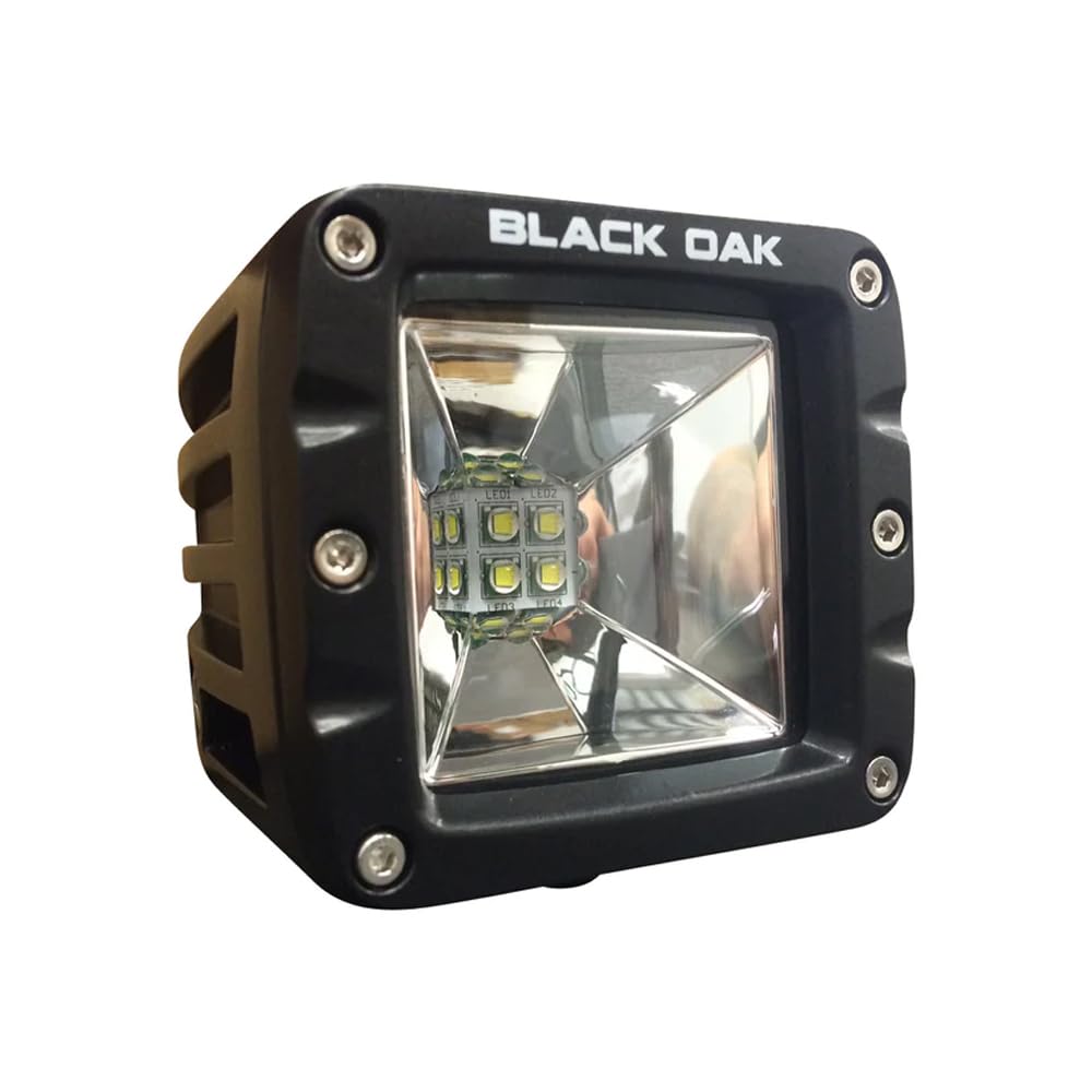 Black Oak 2'' Led Light Pod - Scene Optics - Black Housing - Pro Series 3.0