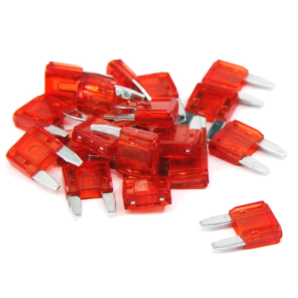 Fymusing 20 Pcs 10A Mini Blade Fuse, Automotive Fuse For Car Truck
