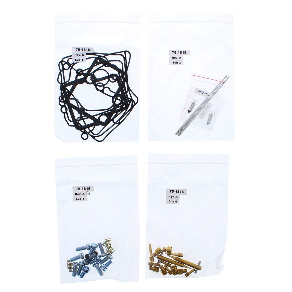 All Balls Racing 26-1930 Carburetor Rebuild Kit Compatible With/Replacement For Arctic Cat Mountain Cat 900 2003-2004, Zr 900 20