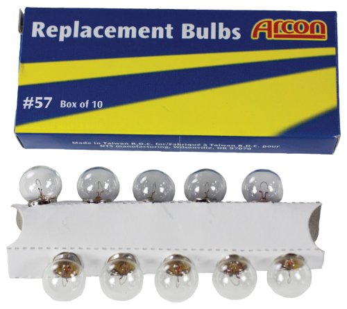 Arcon 16752 Replacement Bulb #57, (Box Of 10)