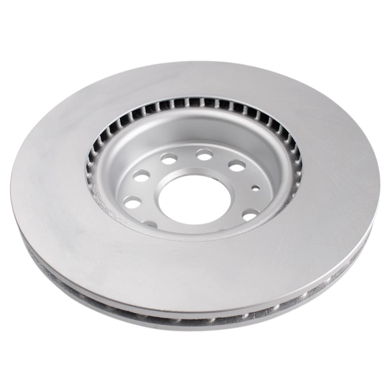 Trq Front & Rear Ceramic Brake Pad & Coated Rotor Kit W/Chemicals Compatible With 2010-2013 Audi A3 A3 Quattro 2011-2016 Volkswa