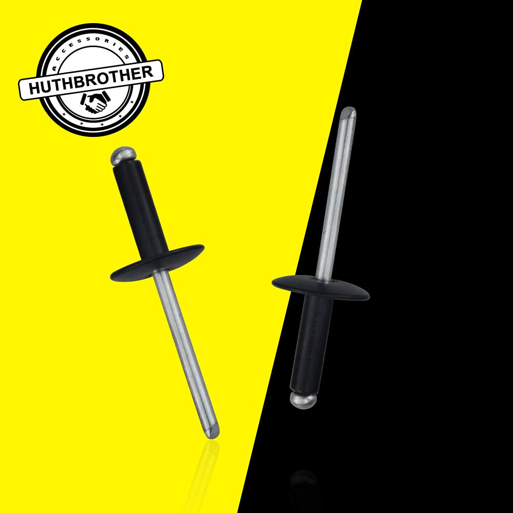 Huthbrother (70-Pack) 3/16 Steel Pop Rivet 293150104, Compatible With Ski-Doo/Sea-Doo/Can-Am 390409600 390907700