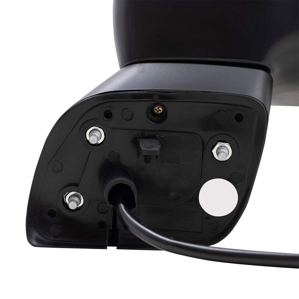 Brock Aftermarket Replacement Passenger Right Power Mirror Without Heat-Camera Paint To Match Black Compatible With 2014-2015 Honda Civic