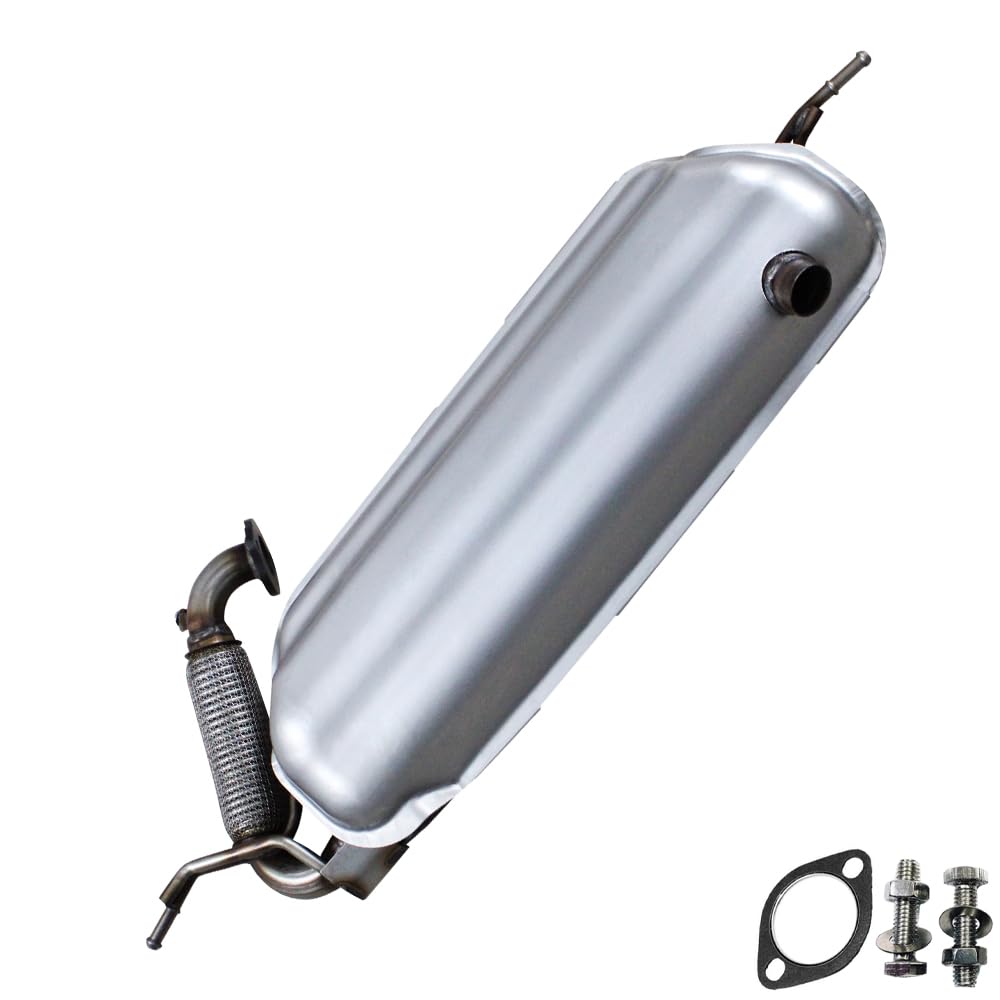 Northeastern Exhaust | Stainless Steel Rear Exhaust Muffler Compatible For Smart Fortwo 2008-2015 1.0L | Free Gasket And Bolts & Nuts Included | Automotive Replacement Part